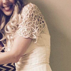 Silken poetry elegant hand crocheted top s